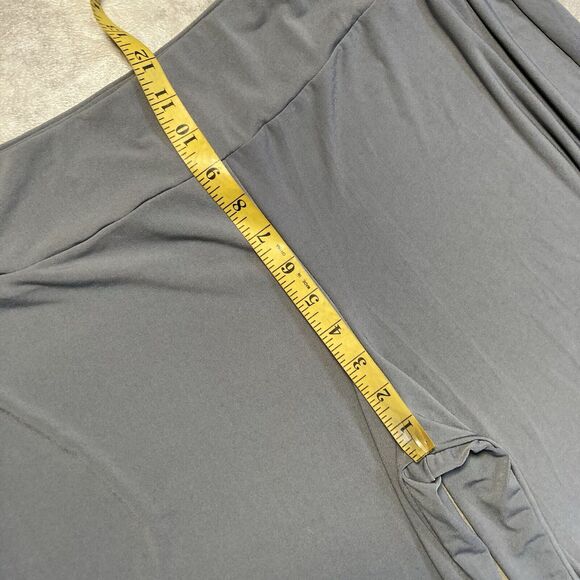 Magic Suit Cover Up Pants Womens Large Pull On Wide Leg Gray - Picture 3 of 13